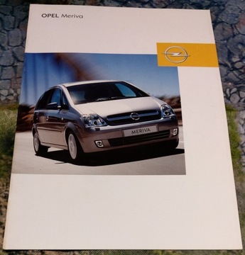 Opel Meriva  2003 r. Prospekt . PL .