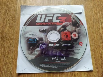 UFC UNDISPUTED 3 PLAYSTATION 3 PS3