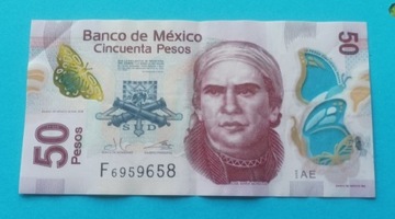 Meksyk 50 pesos 2019 Seria AE