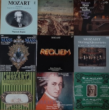 Kolekcja płyt winylowych W. A. Mozart