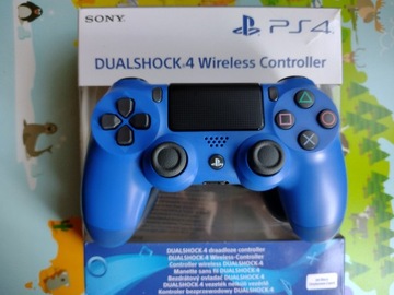 Dualshock 4 V2 PS4 Sony Wave Blue zobacz stan Jak Nowy Gw