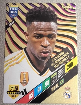 Panini FIFA 365 2024 Karta Vinicius jr GIANT GOL29