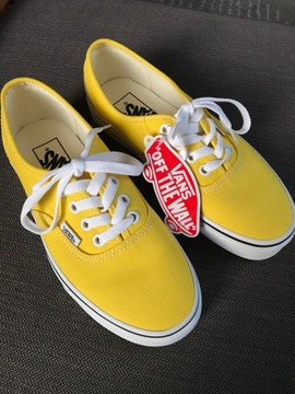 VANS AUTHENTIC trampki tenisówki rozm 36 Żółte Now