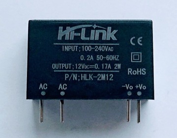 Przetwornica HI-Link HLK-2M12 AC/DC 240V-12V 0,17A
