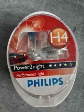 Żarówki Philips h4 Power2night