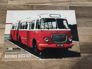 Model kartonowy Autobus Jelcz 021