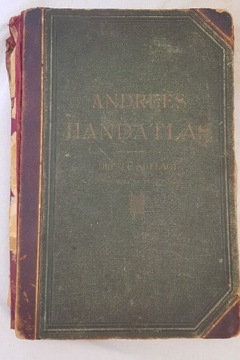 ANDRESS ALLGEMEINER HANDATLAS, Leipzig 1896