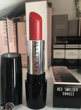 MARY KAY Żelowa Szminka Semi-Shine „Red Smolder”