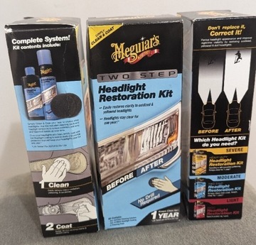 Do polerowania lamp Meguiar's Headlight Kit