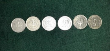 Monety 1 złotowe 1983-1988