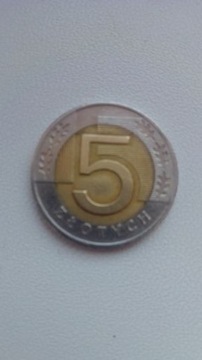 Moneta 5 zł z 1994 roku
