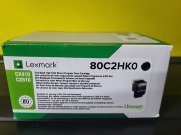 Toner LEXMARK - 80C2HK0 - ORYGINALNY - black