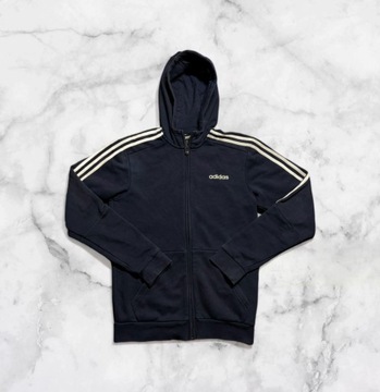 Bluza Adidas Męska Rozpinana Granatowa S