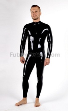 Kombinezon catsuit lateksowy S męski 0.4mm