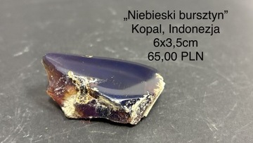 Niebieski bursztyn (Kopal) - Indonezja