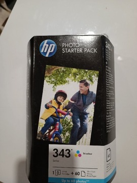 HP Photo Starter Pack  HP343 Q7022EE toner +60ark.