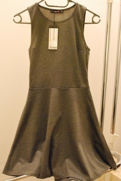 NEW YORKER szara sukienka rozkloszowana r.XS NOWA 