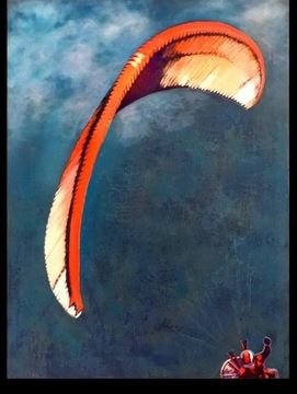 Malczewski „Flight”acrylic,canvas,80x60.