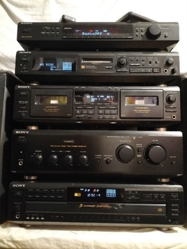 Wieża Sony TA-FE710R QS linia E kolumny Kenwood