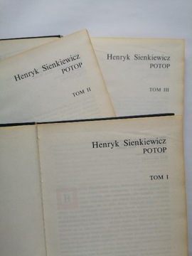 Sienkiewicz Henryk Potop 3 tomy