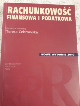 Rachunkowość finansowa i podatkowa T.Cebrowska