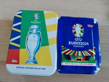 Naklejki Euro 2024 Topps 43 saszet po 6 sz + pusz 