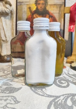 Egzorcyzmowana woda, sól i oliwa z oliwek zestaw 
