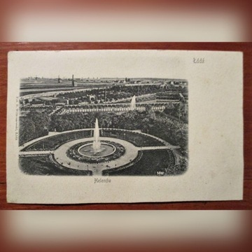 ŁÓDŹ Park HELENÓW 1896 r. B. WILKOSZEWSKI