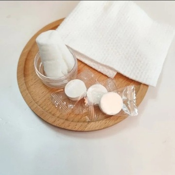 Chusteczki higieniczne w tabletkach białe