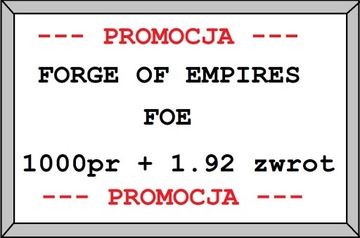 FOE Forge of Empires świat H Houndsmoor 1000pr