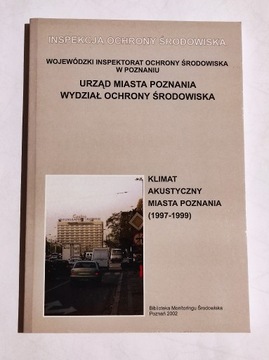 klimat akustyczny miasta Poznania 1997-1999