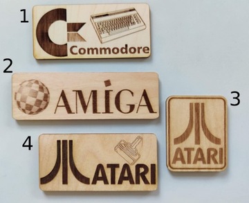 Atari, Commodore, Amiga - magnes na lodówkę
