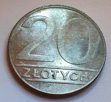 20 złotych  1990 PRL