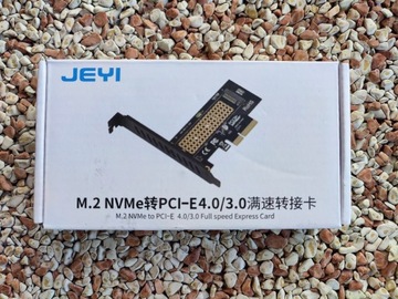 Adapter SSD m.2 NVMe PCIe 4.0, 3.0 x4 x8 x16. JEYI