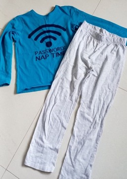 Pidżama roz 134/140 dla chłopca, dlugie spodnie