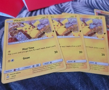 Karta Pikachu Holo BEZ WAD na 25 lecie mc donalds