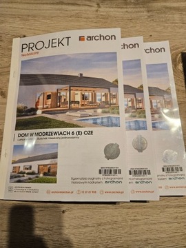 Projekt Archon Dom w Modrzewiach 6 OZE (lustrzane)