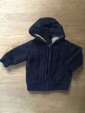 Ocieplany sweterek Mothercare, rozmiar 56-62