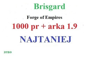 Forge of Empires 1000 Punktów Rozwoju Brisgard