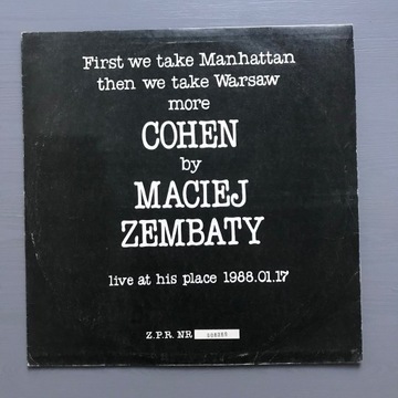 Maciej Zembaty - First We Take Manhattan....