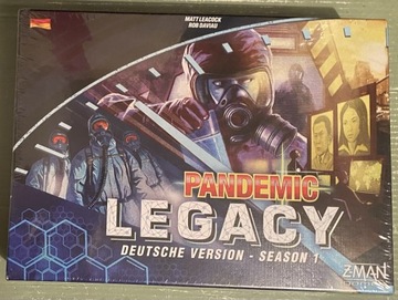 Pandemic Legacy - wersja niemiecka DE, gra planszowa, nowa w folii