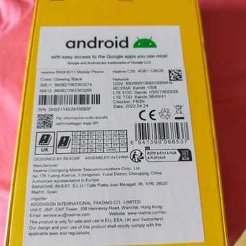 Smartfon REALME C35