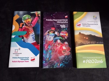 Informator Rio 2016 , Soczi 2014  Pyeongchang 3szt