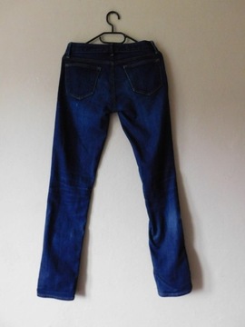 Gap granatowe spodnie proste jeans 36 38