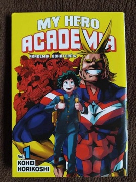 My Hero Academia,tom 1, manga, Kohei Horikoshi, PL