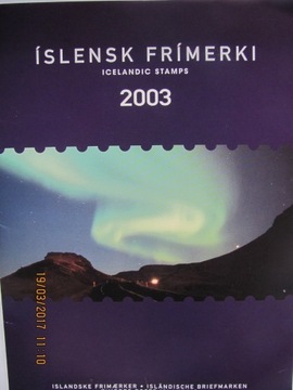 Islandia 2003. Kompletny Rocznik.