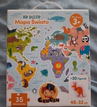 CzuCzu - Ale puzzle. Mapa Świata.