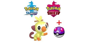 Pokemon Sword/Shield Shiny Grookey + Master Ball