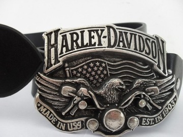 Pasek Harley klamra Davidson Motor orzeł skrzydła