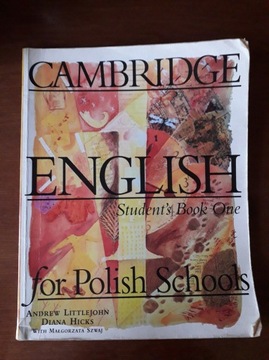 Cambridge ENGLISH Student's Book One Littlejohn